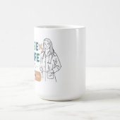 Koffie, scrubs en het redden van levens - Nurse Li Magische Mok (Midden)