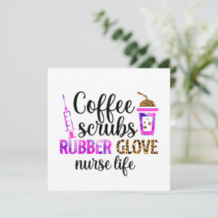 Koffie, scrubs, rubberen handschoenen - Nurse Life