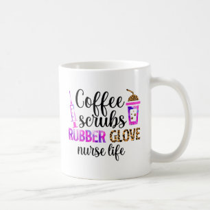 Koffie, scrubs, rubberen handschoenen - Nurse Life Koffiemok
