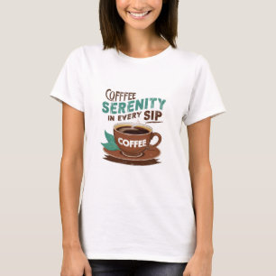 Koffie sereniteit in elke SIP T-shirt