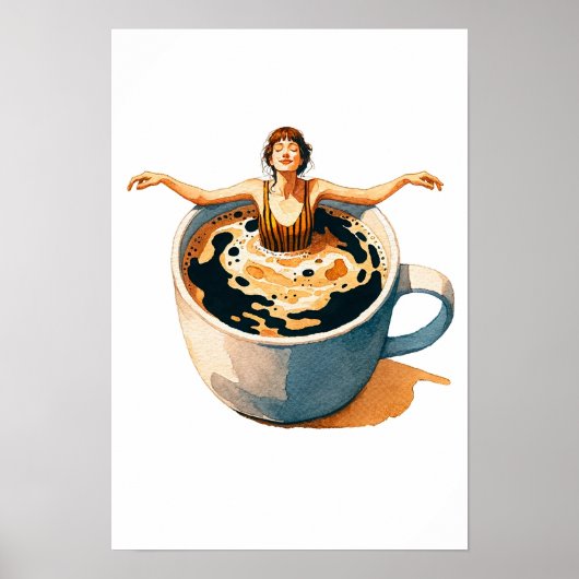 Koffie Serenity Poster (Voorkant)