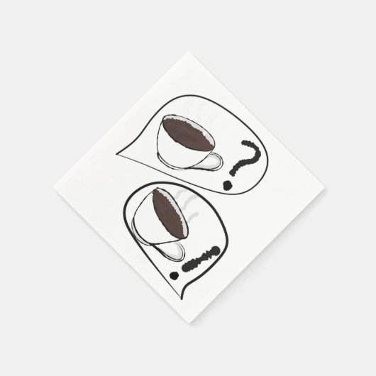 Koffie? Servet (Hoek)