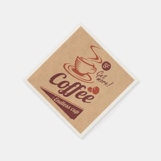 Koffie Servetten (Hoek)