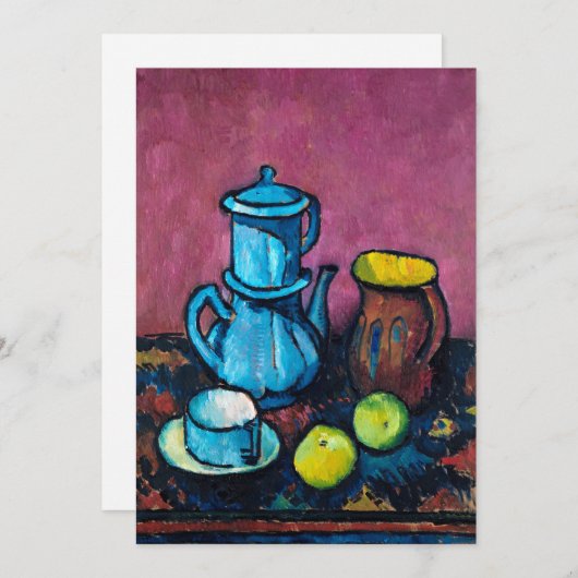 Koffie servies en appels | Alexander Kanoldt (Voorkant / Achterkant)