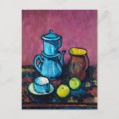 Koffie servies en appels | Alexander Kanoldt Briefkaart (Voorkant)