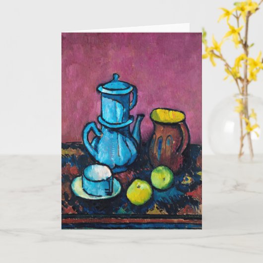 Koffie servies en appels | Alexander Kanoldt Kaart (Gele Bloem)