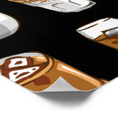 Koffie set collectie poster (Hoek)