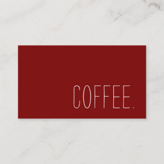 Koffie Shop Loyalty Eenvoudige Stempelkaart