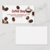 KOFFIE SHOP VISITEKAARTJE (Voorkant / Achterkant)