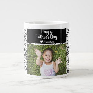Koffie Simple Elegant Modern Fathers Day Foto Grote Koffiekop