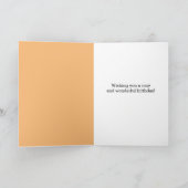 Koffie Sinaasappel Pompoen Spice en Boeken Verjaar Kaart (Binnen)