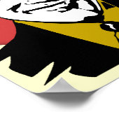 Koffie Slaap als je een dood, grappig Poster-teken Poster (Hoek)