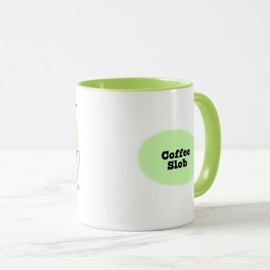 KOFFIE SLOB door Jeff Willis Art Mok (Voorkant rechts)