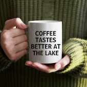 Koffie smaakt beter bij de Lake Lover Mok