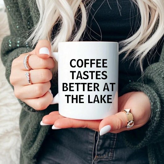 Koffie smaakt beter bij de Lake Lover Mok