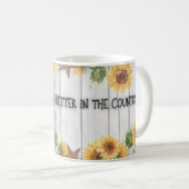 Koffie smaakt beter Country Classic Mok (Voorkant rechts)