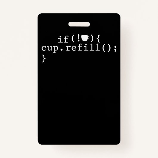 Koffie Smart Coding Software Engineer Badge (Voorkant)