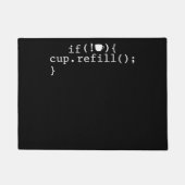 Koffie Smart Coding Software Engineer Deurmat (Voorkant)