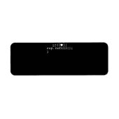 Koffie Smart Coding Software Engineer Etiket (Voorkant)