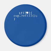 Koffie Smart Coding Software Engineer Magneet (Voorkant)