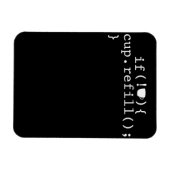 Koffie Smart Coding Software Engineer Magneet (Horizontaal)