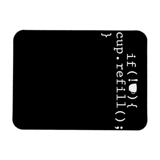 Koffie Smart Coding Software Engineer Magneet (Horizontaal)