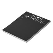 Koffie Smart Coding Software Engineer Notitieblok (Linkerzijde)