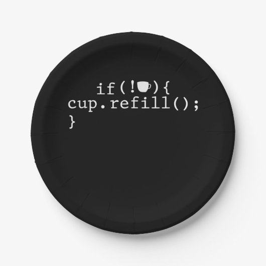 Koffie Smart Coding Software Engineer Papieren Bordje (Voorkant)