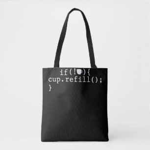 Koffie Smart Coding Software Engineer Tote Bag