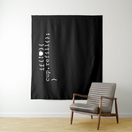 Koffie Smart Coding Software Engineer Wandkleed (In situ)