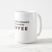 Koffie speciaal houdt je bezig koffiemok (Voorkant rechts)