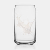 Koffie Spill Blikvorm Glas (Achterkant)
