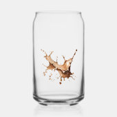 Koffie Spill Blikvorm Glas (Voorkant)