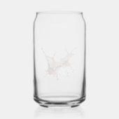 Koffie Spill Blikvorm Glas (Achterkant)