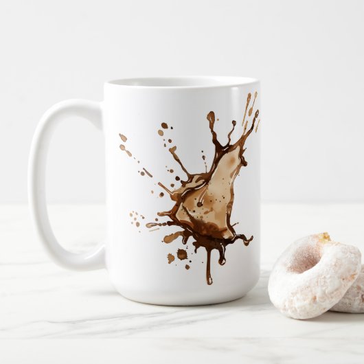 Koffie Spill Koffiemok (Met donut)