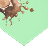 Koffie Spill Korte Tafelloper (Hoek)