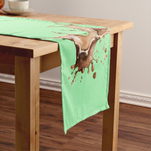Koffie Spill Korte Tafelloper (Voorbeeld)