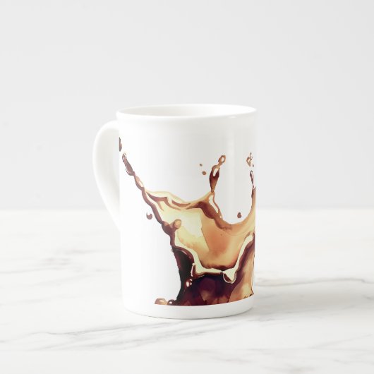Koffie Spill Porselein Kop (Links)