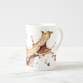 Koffie Spill Porselein Kop (Voorkant rechts)