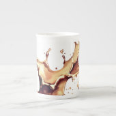 Koffie Spill Porselein Kop (Voorkant)