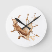 Koffie Spill Ronde Klok (Voorkant)