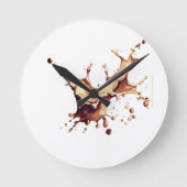 Koffie Spill Ronde Klok (Voorkant)