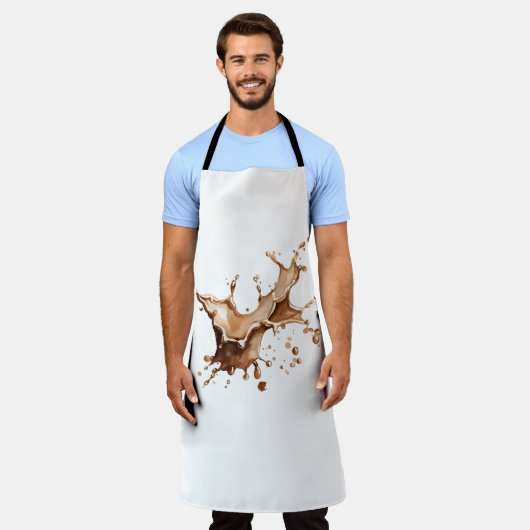 Koffie Spill Schort (Gedragen)