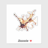 Koffie Spill Sticker (Vel)