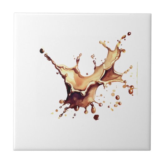 Koffie Spill Tegeltje (Voorkant)