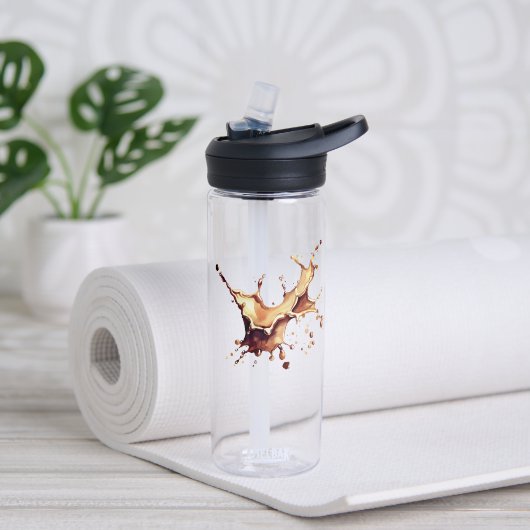 Koffie Spill Waterfles (Yoga (Gedraaid) )