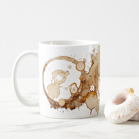 Koffie Spletters Koffie Mok (Met donut)