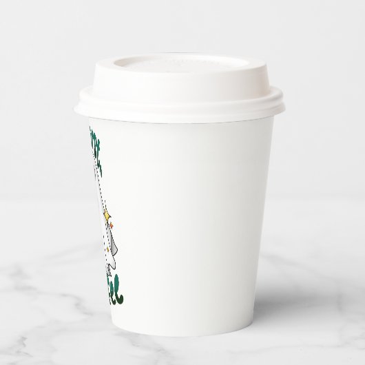 Koffie spook - "Maar eerst... koffie" Papieren Bekers (Links)