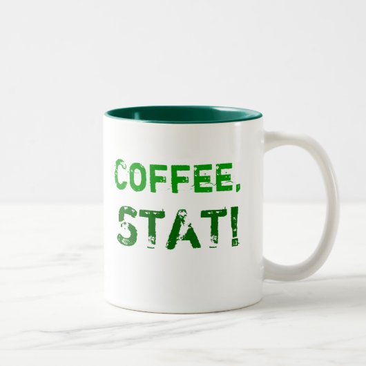 Koffie, STAT. Tweekleurige Koffiemok (Rechts)