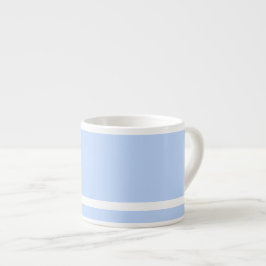 Koffie Sterk Bord blauw met witte streep Espresso Kop
